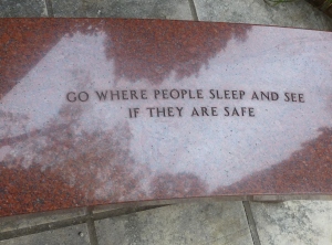 Go Where People Sleep and See If They are Safe